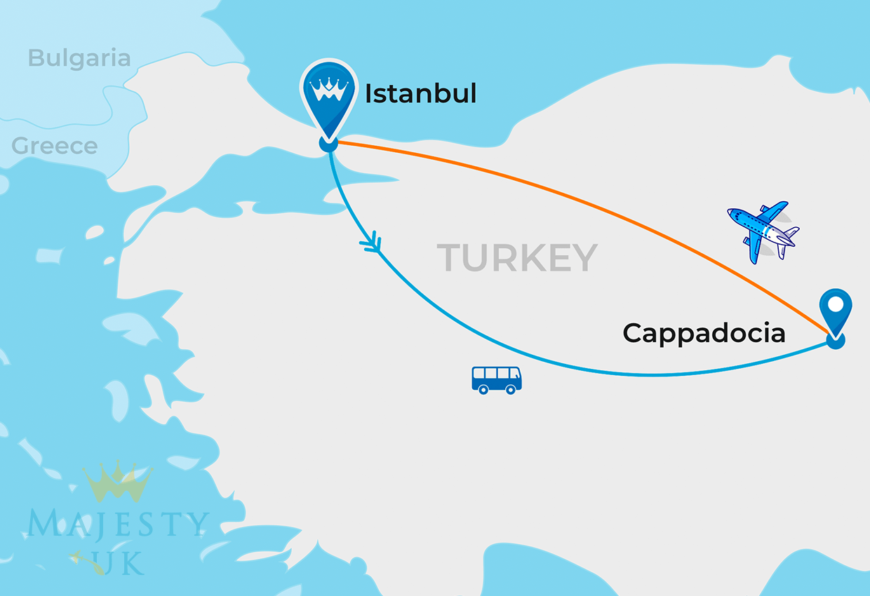 Best Cappadocia Tour Istanbul to Cappadocia Trips &Holidays Majesty